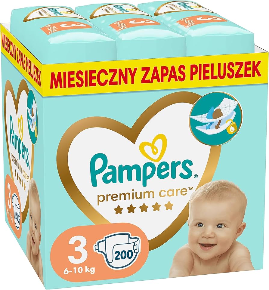 radom biedrnka pieluchy pampers 3