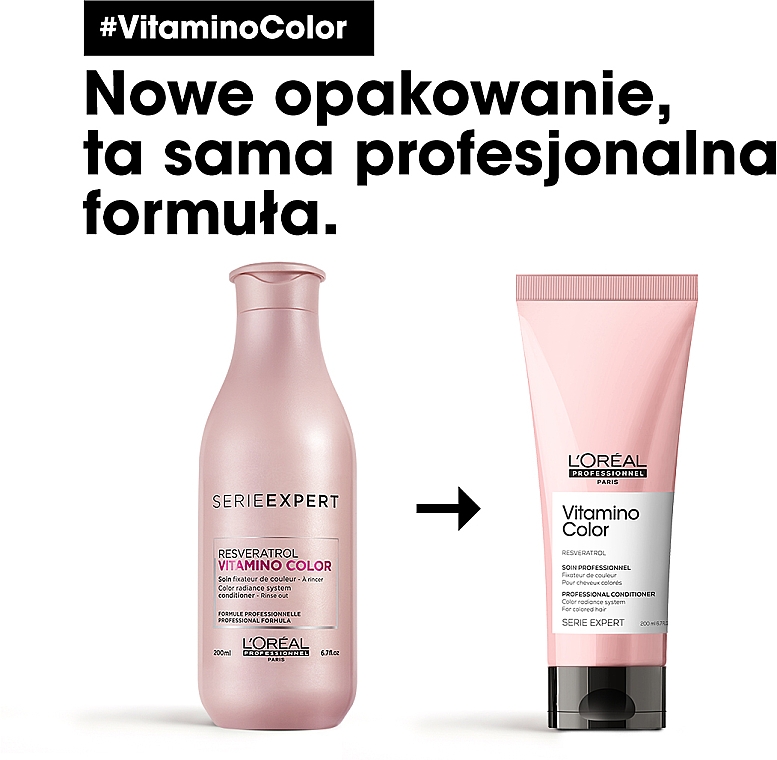 loreal professionnel expert szampon odzywkavitamino color