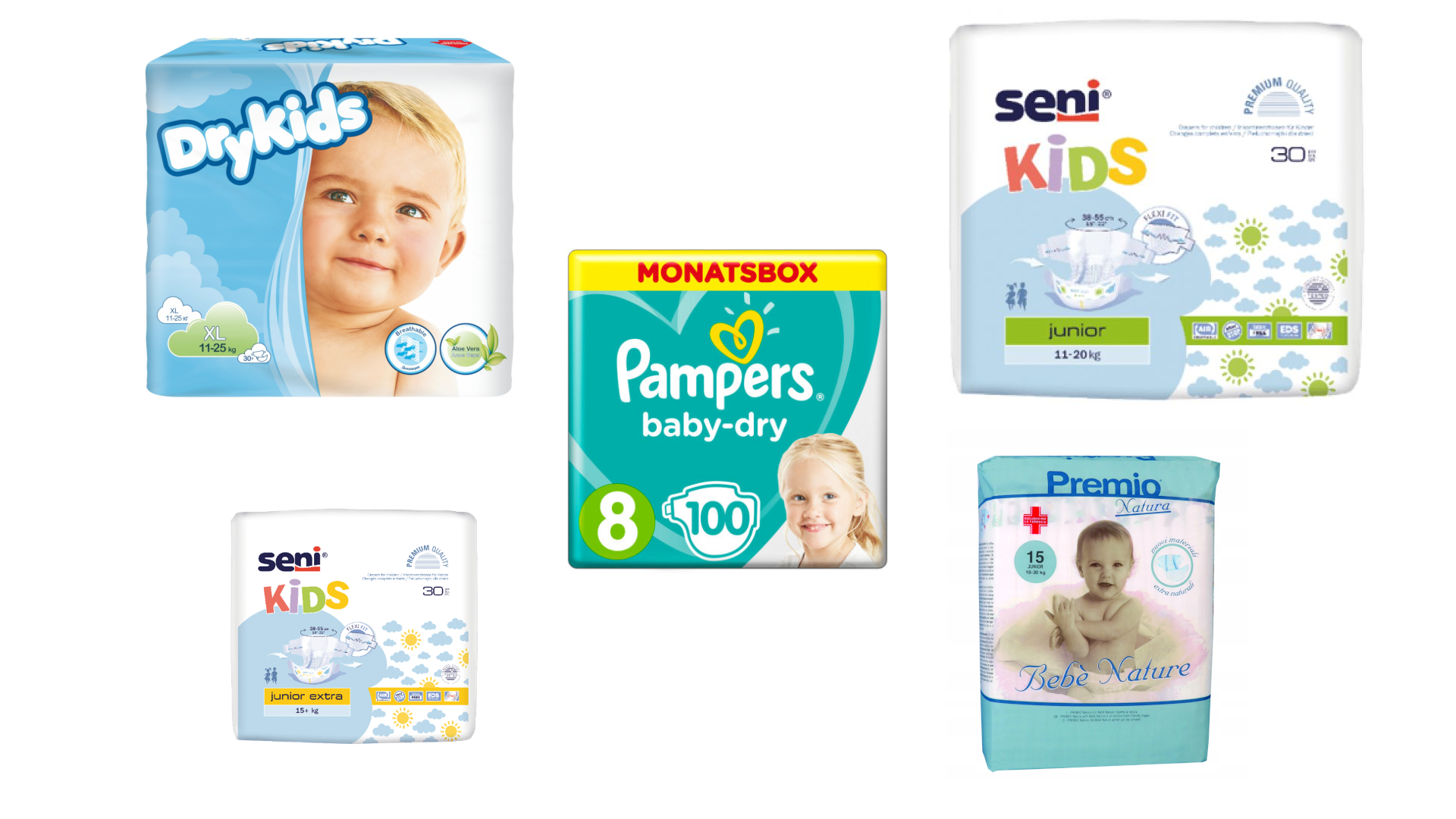 pampers pieluchy dla dzieci