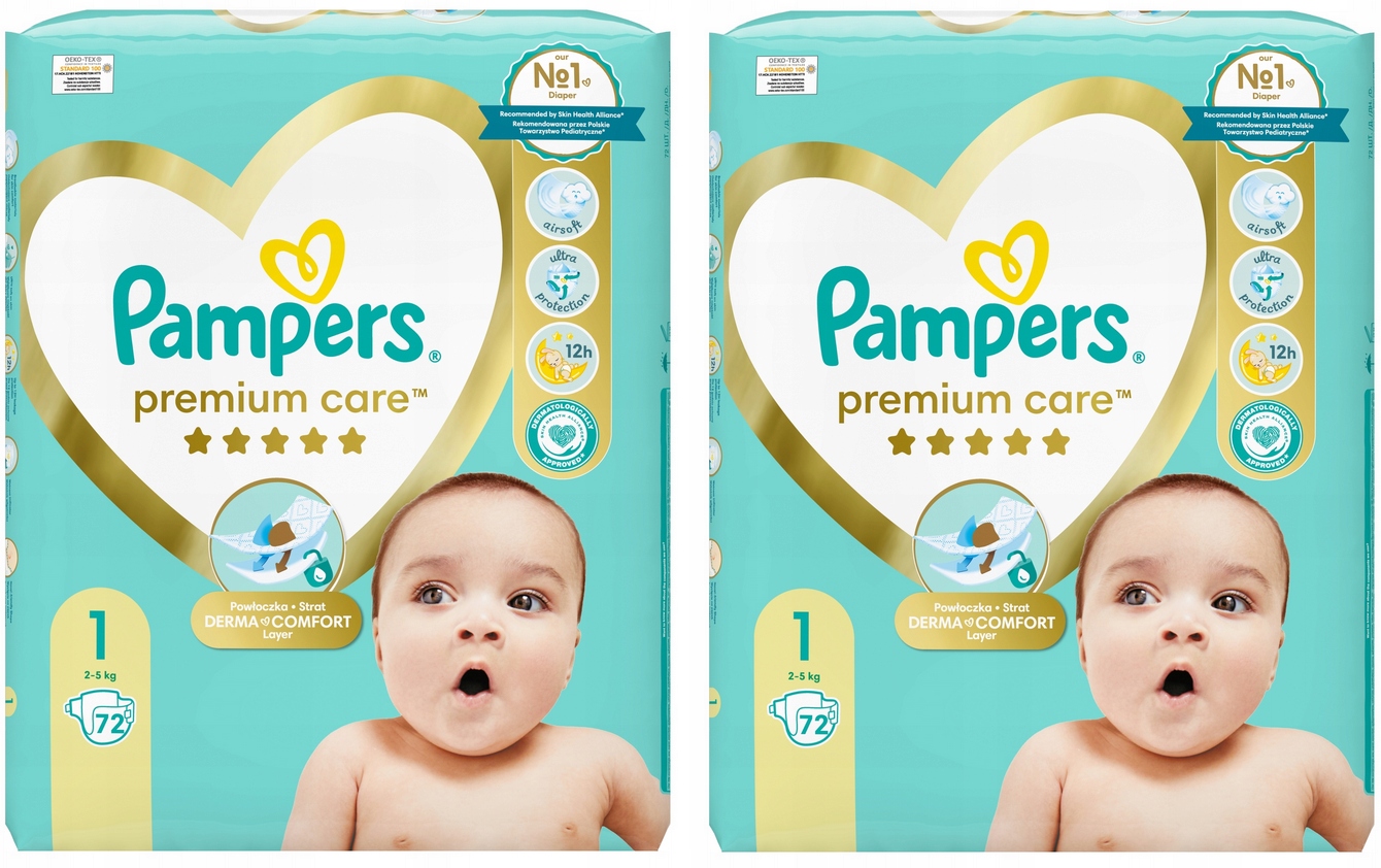 pampers 1 144 szt