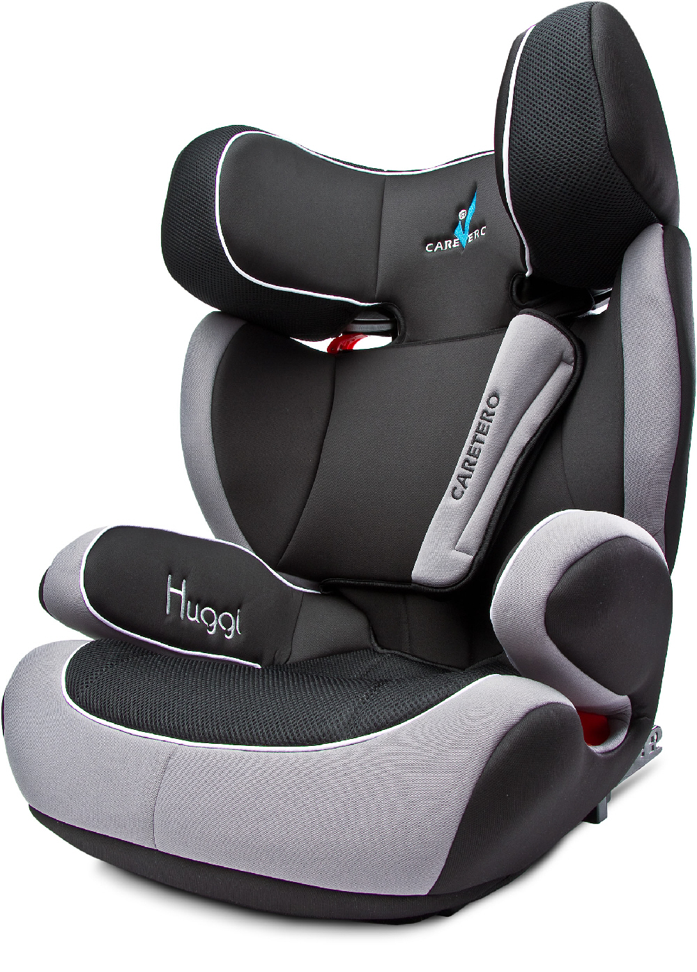 caretero fotelik samochodowy huggi isofix 15-36 kg black