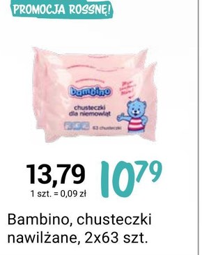 chusteczki nawilżane bambino kaufland