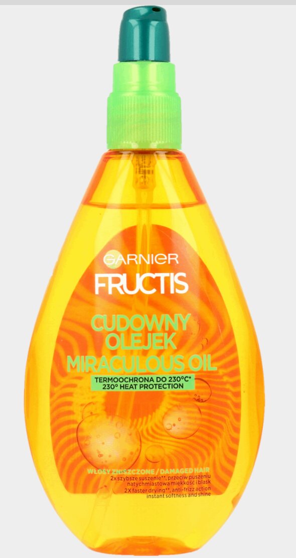 garnier fructis cudowny olejek do włosów 150ml