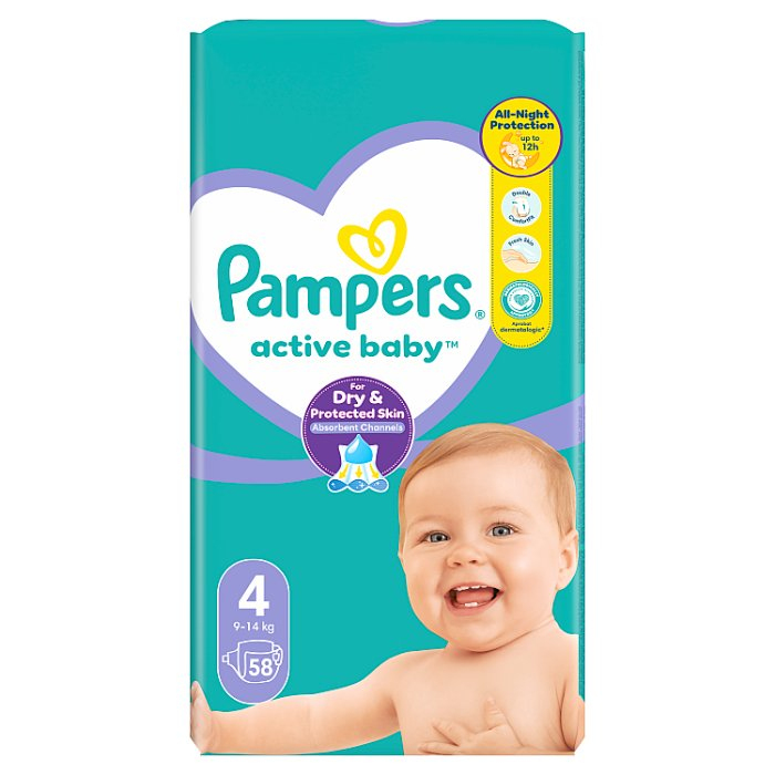 cena pampers active baby 4