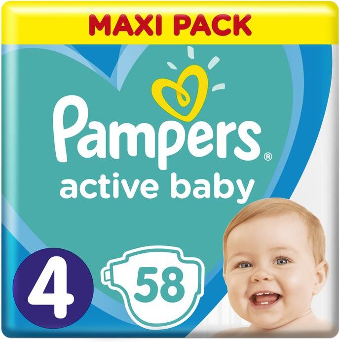 cena pieluch pampers active baby 4