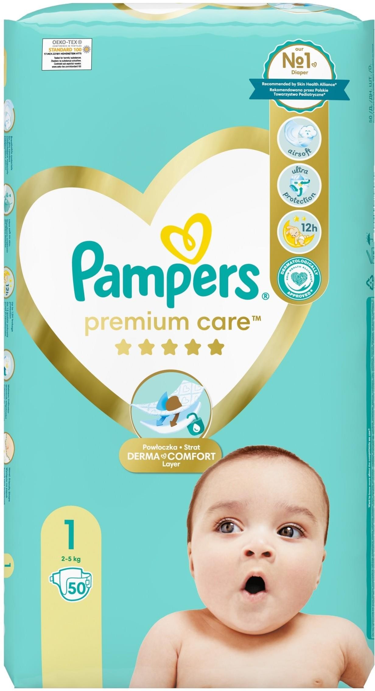 ceneo pampers 1 premium care vs newborn