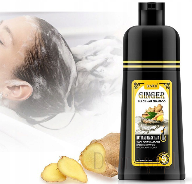 chiński lek ziołowy wzrost włosów gęste imbiru szampon do włosów