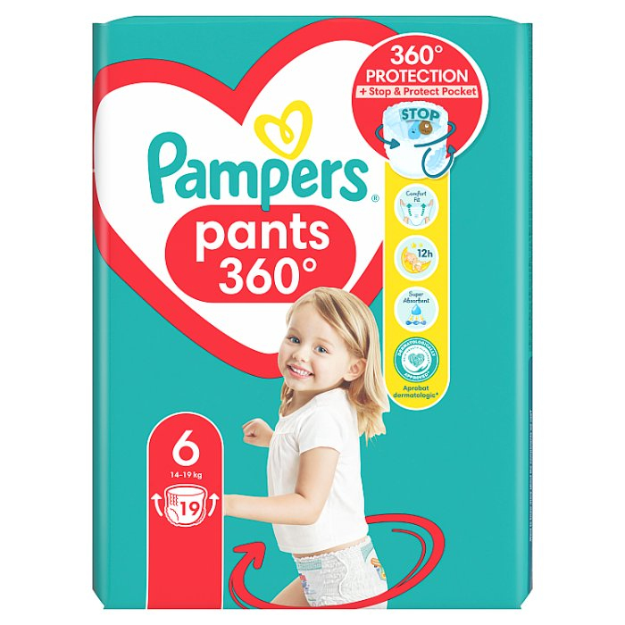 chłonne kanaliki pampers pants