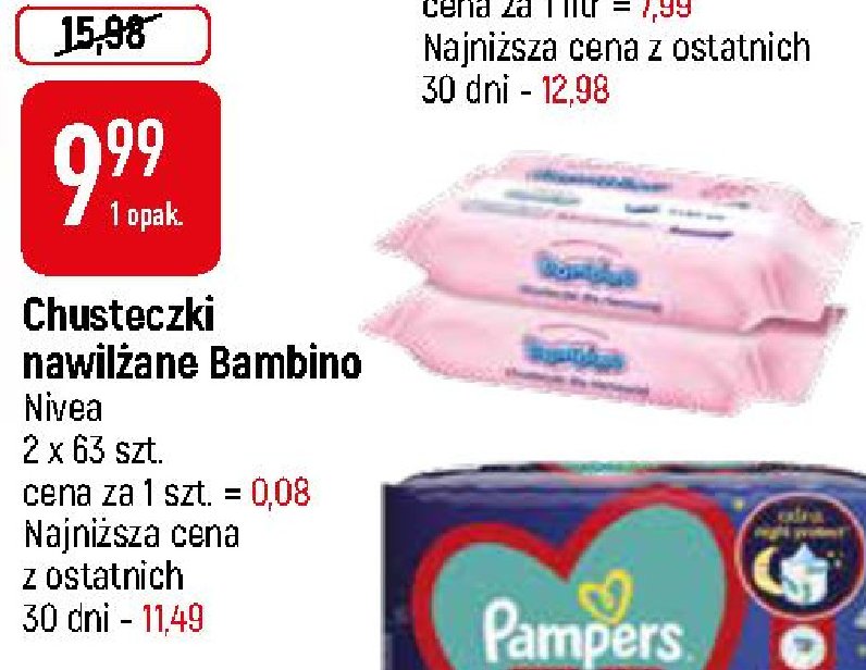 chusteczki nawilżane bambino kaufland