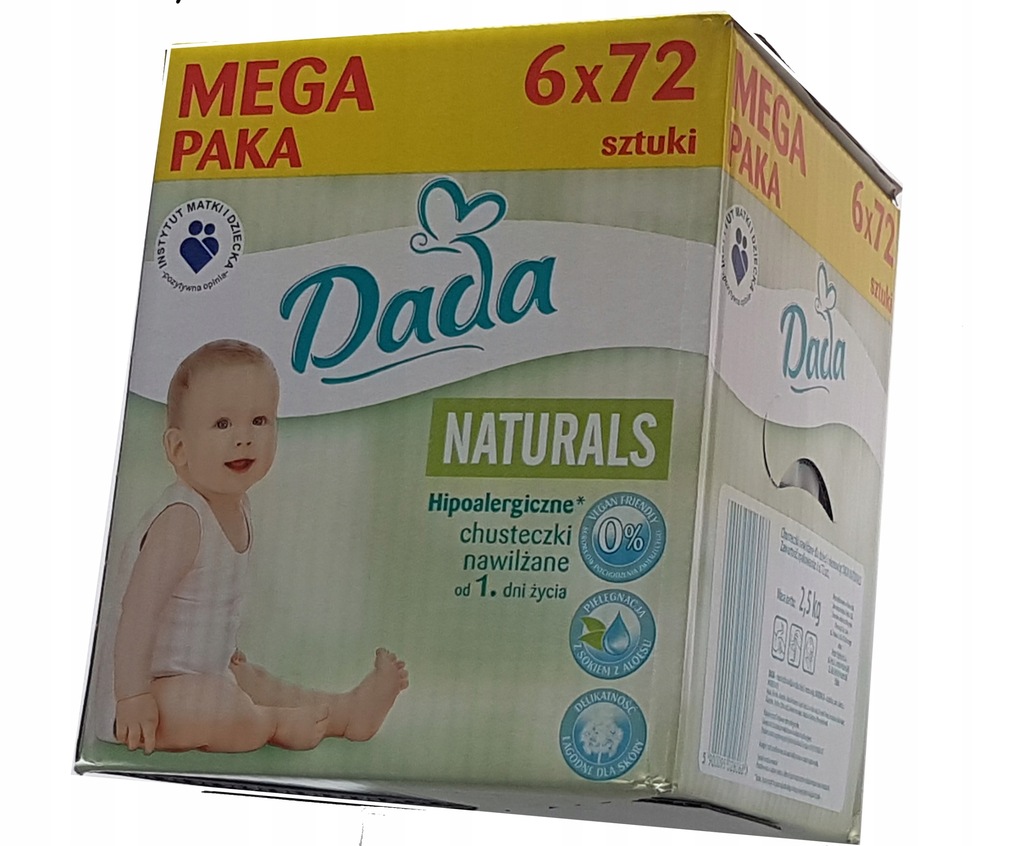 chusteczki nawilżane dada naturals opinie