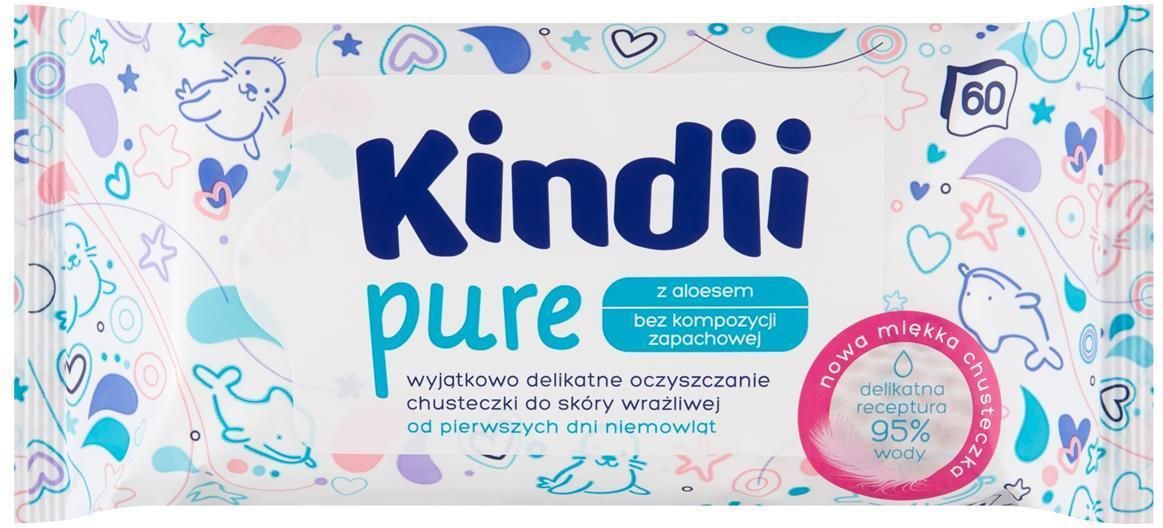 chusteczki nawilżane kindii pure opinie