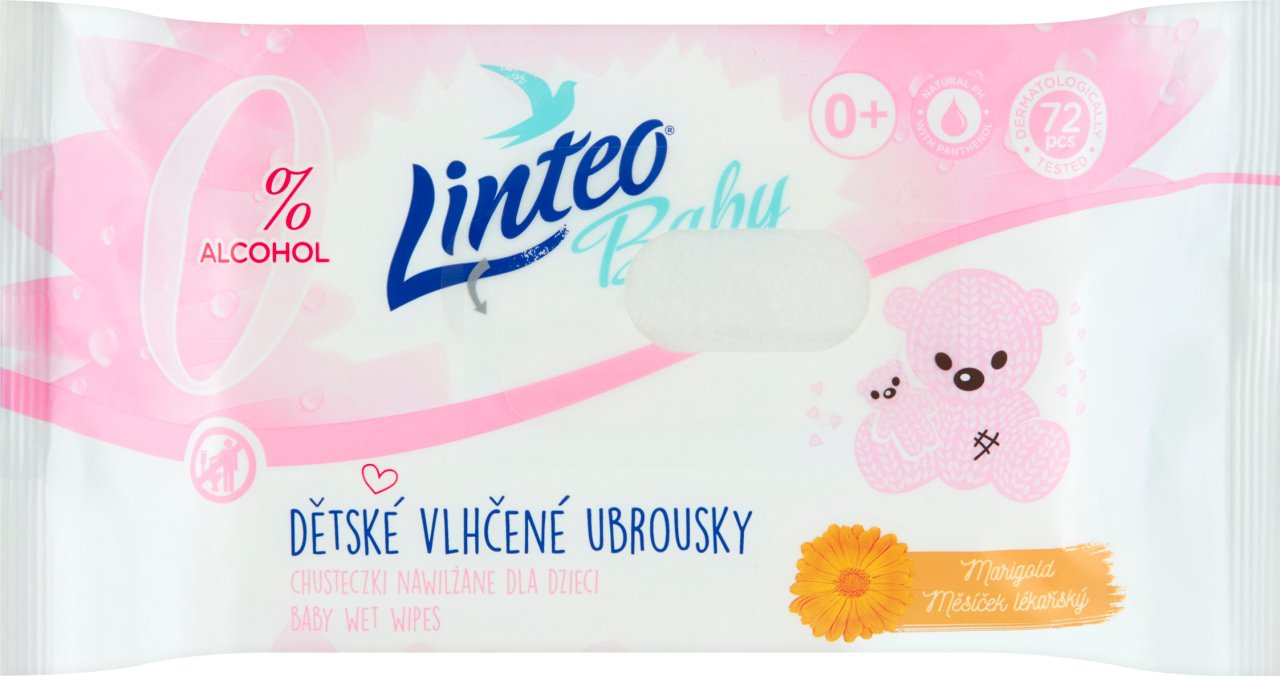 chusteczki nawilżane linteo 72