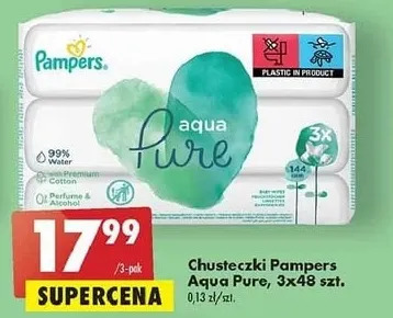 chusteczki nawilżane pampers biedronka