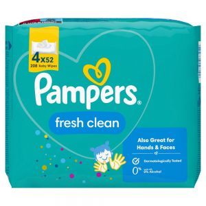 chusteczki pampers 4 pak cena