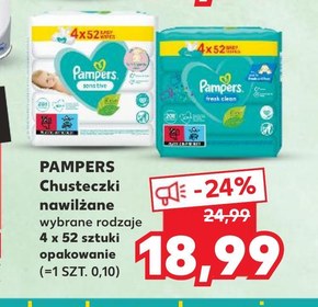 chusteczki pampers kaufland