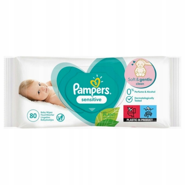 chusteczki pampers pudełko