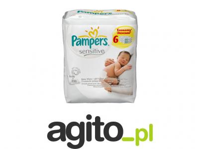 chusteczki pampers sensitive 6x56szt