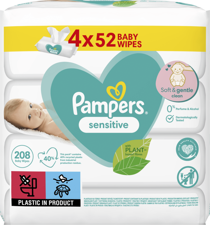 chusteczki pampers sensitive baby wipes