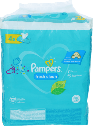 chusteczki pampers z wieczkiem fresh