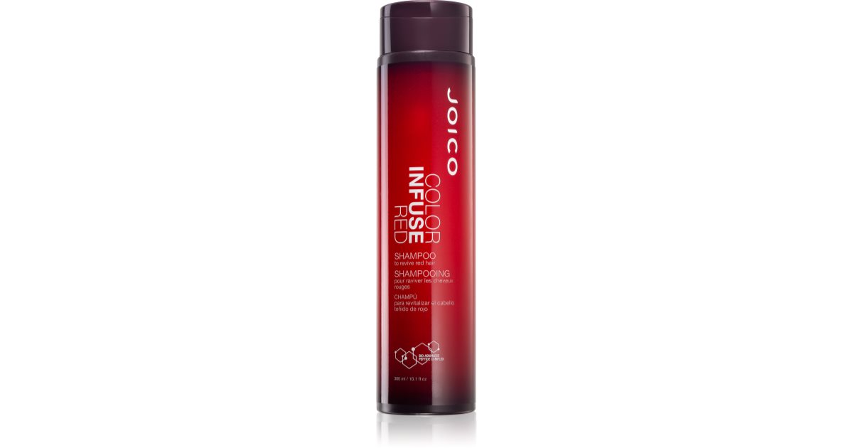 color infuse red szampon nadaie wlosom blond truskawkowego odcienia