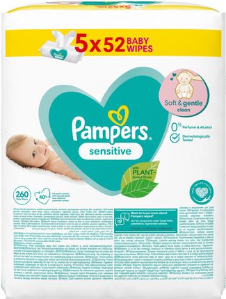 czteropak chusteczek pampers sensitive cena