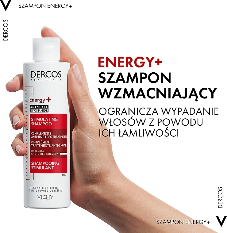 vichy energising szampon 400ml