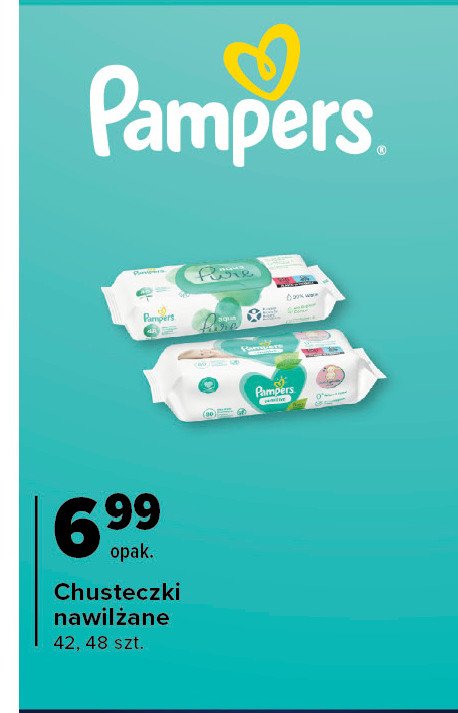 pampers chusteczki aqua pure rossmann