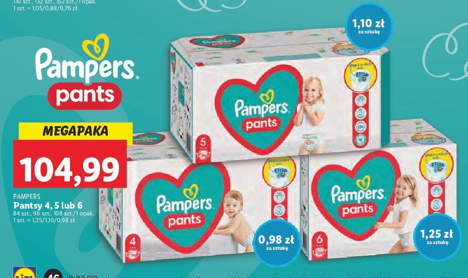 pampers pants 6 promocja