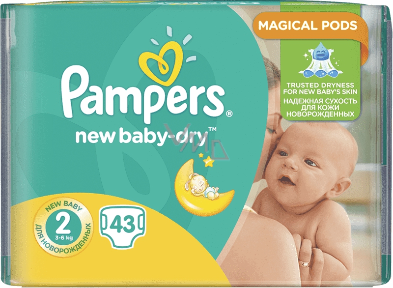 pampers new baby dry na noc