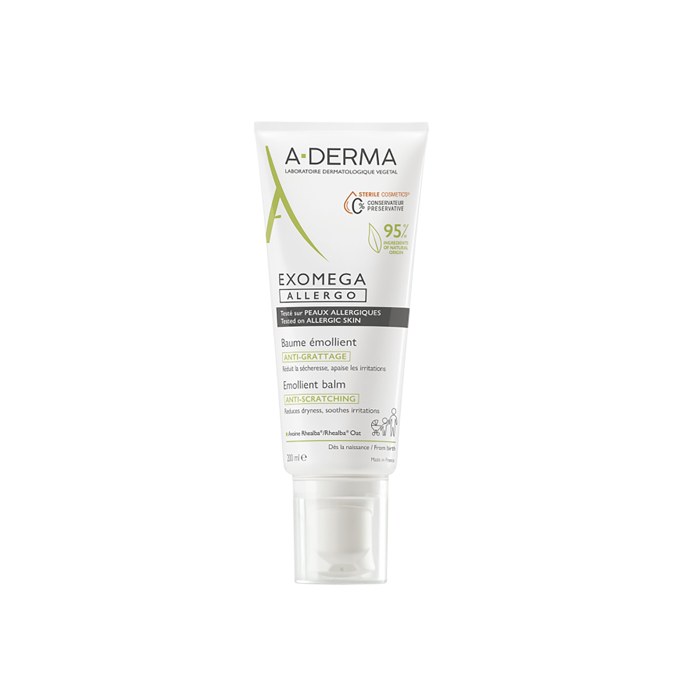 aderma exomega szampon w piance