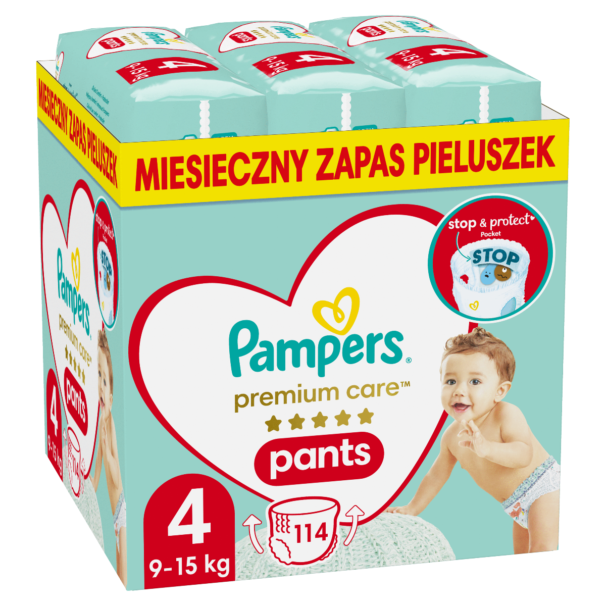 pieluchomajtki premium rozmiar 4 maxi 24 sztuki