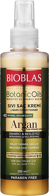 odżywka do włosów w sprayu z serii botanic formula