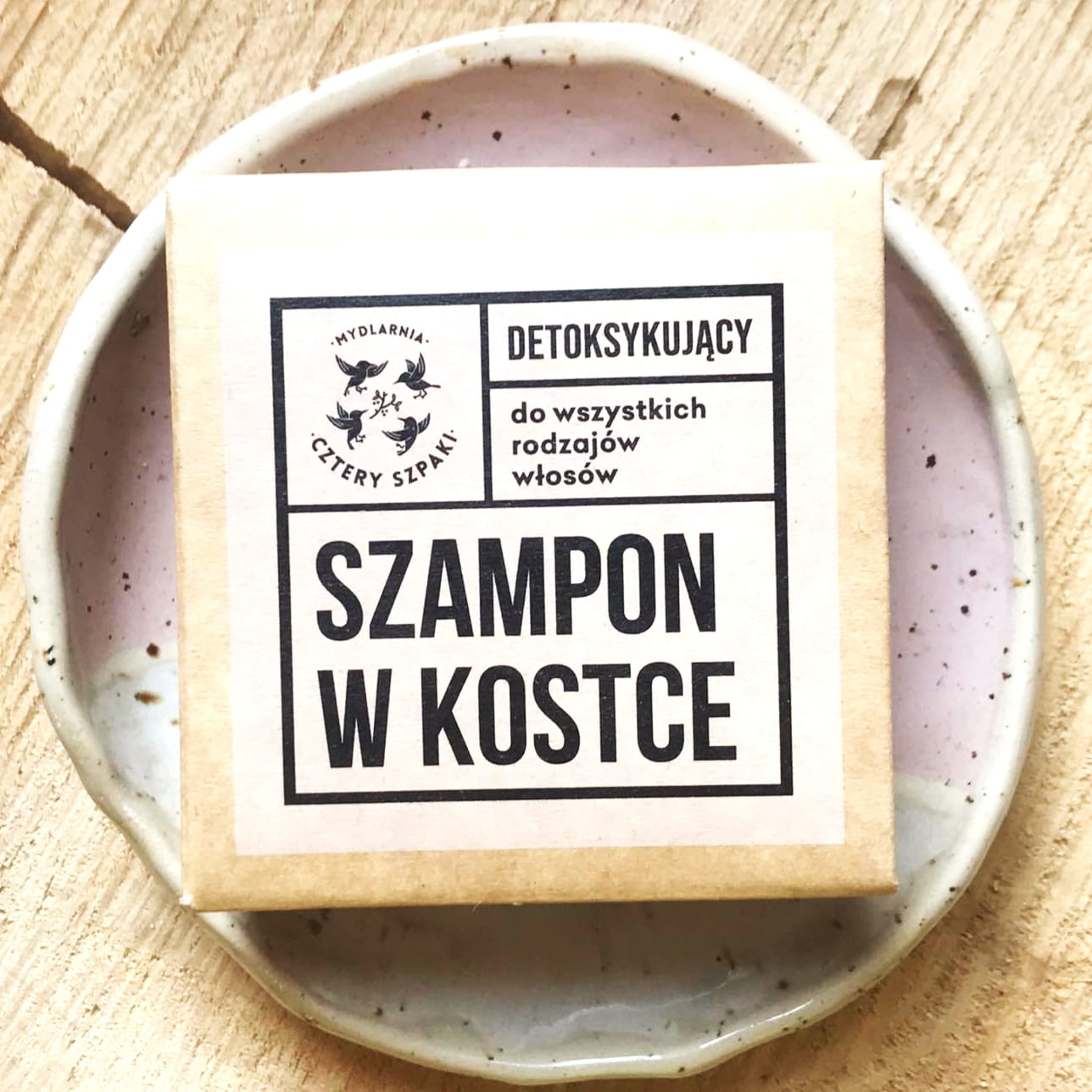 cztery szpaki szampon w kostce prosty skład