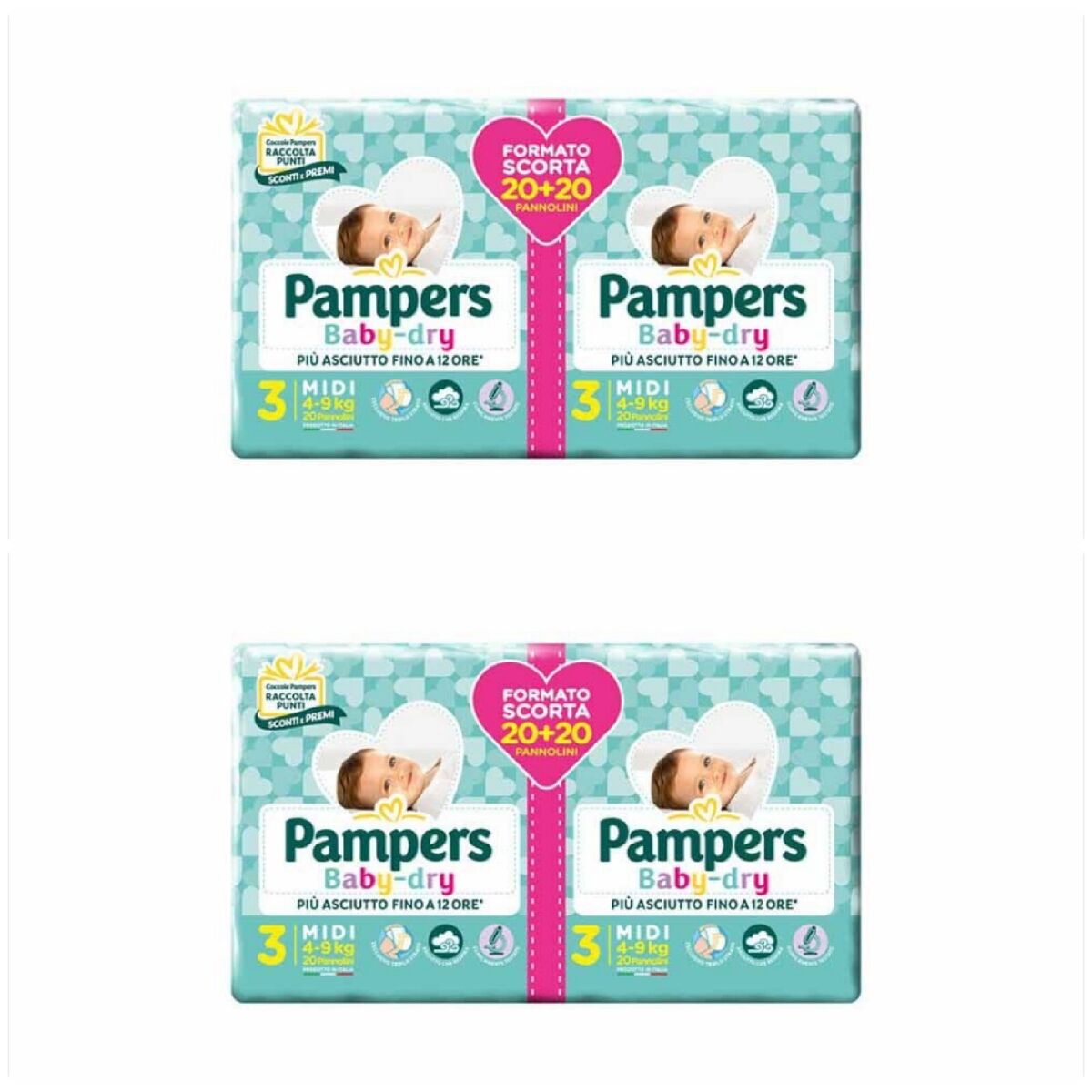 pannolini pampers 80 taglia 3