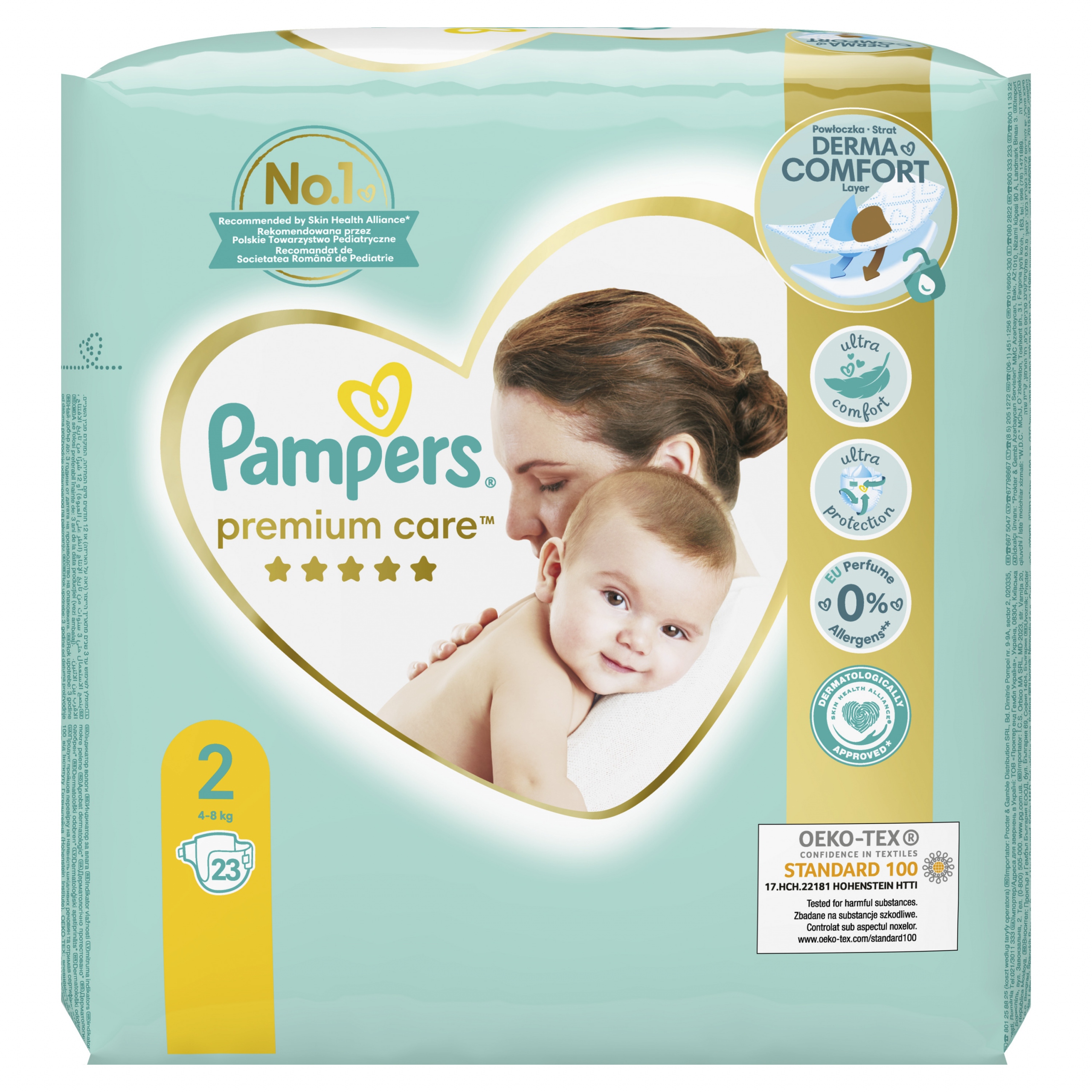 pampers premium care rozmiar 0