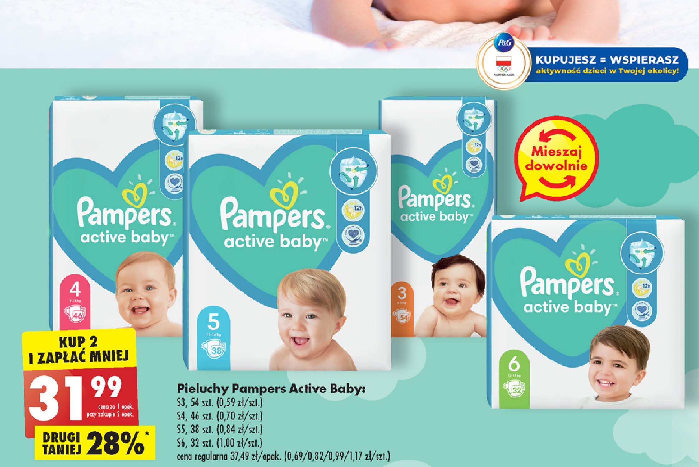 pampers active baby promocja