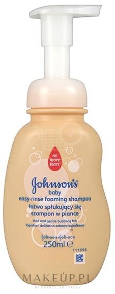 łatwo spłukujący się szampon w piance