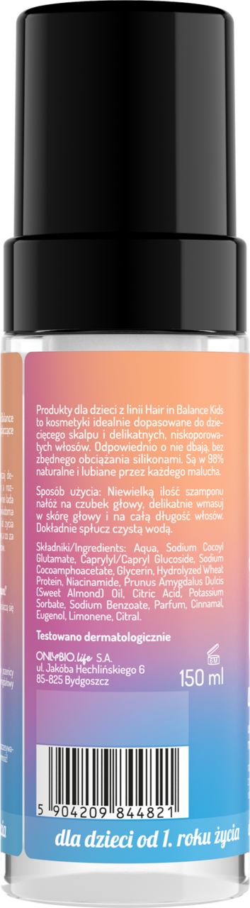 szampon w piance dla dzieci rossmann