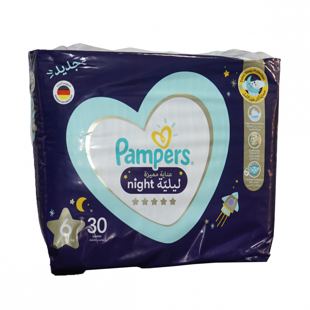 pampers night 6