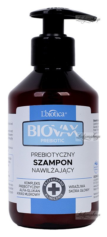 szampon biovax z kwasem mlekowym