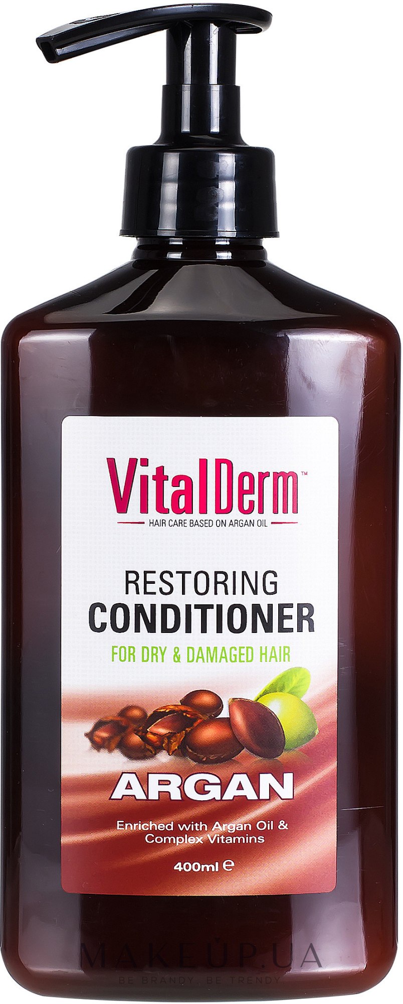cosmatrade vitalderm odżywka odbudowująca do włosów z olejkiem arganowym