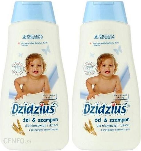 dzidziuś szampon dla niemowląt i dzieci z proteinami pszenicznymi 300ml