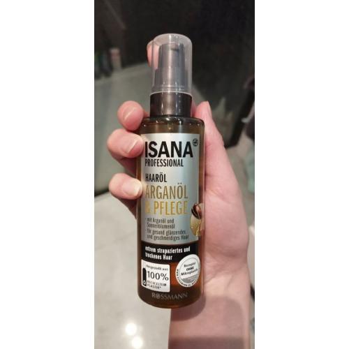 isana hair professional oil care haarol olejek do włosów