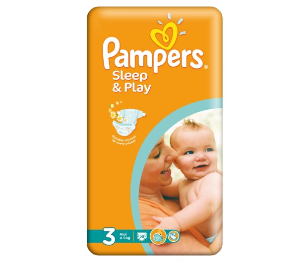 pampers 4 pomaranczowe