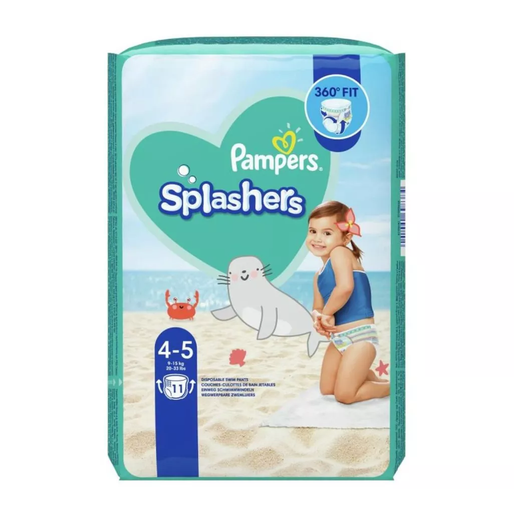 pampers splashers pieluchomajtki rozmiar 4-5 jednorazowe pieluchy