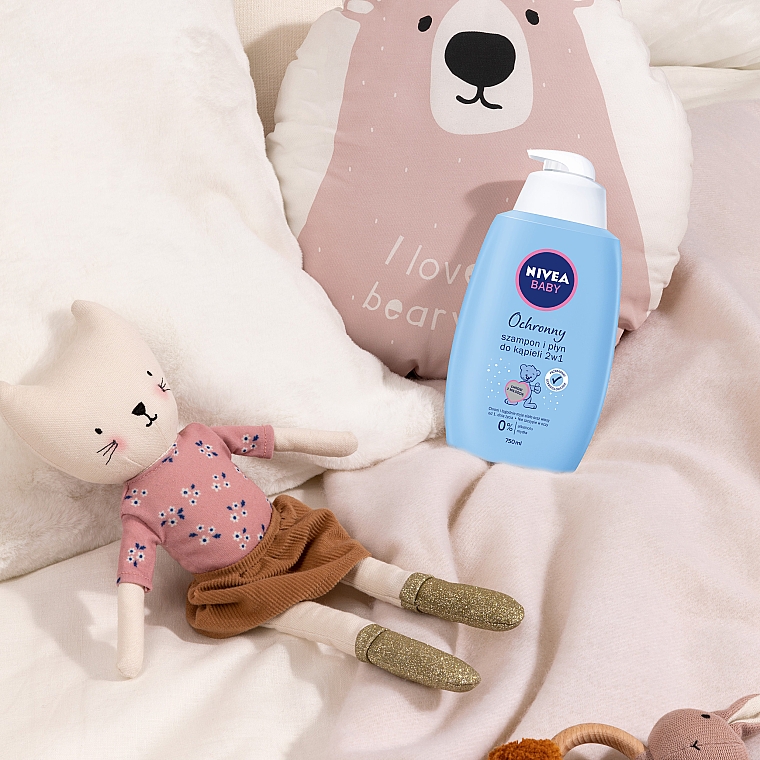 nivea baby łagodny szampon i płyn do kąpieli