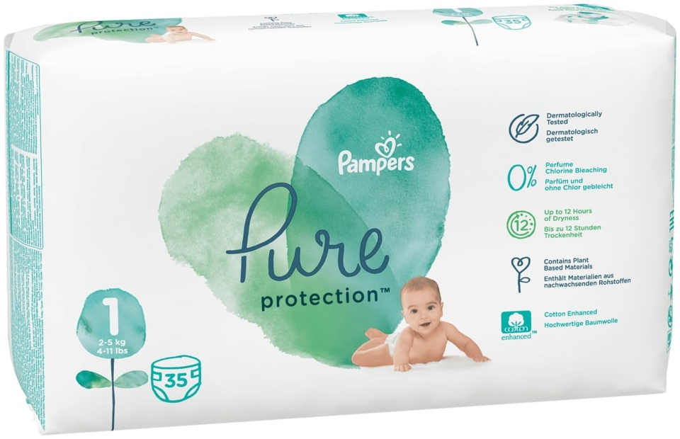 pieluszki pampers pure protection opinioni