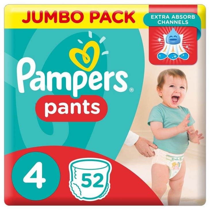 pampers pants 52 4