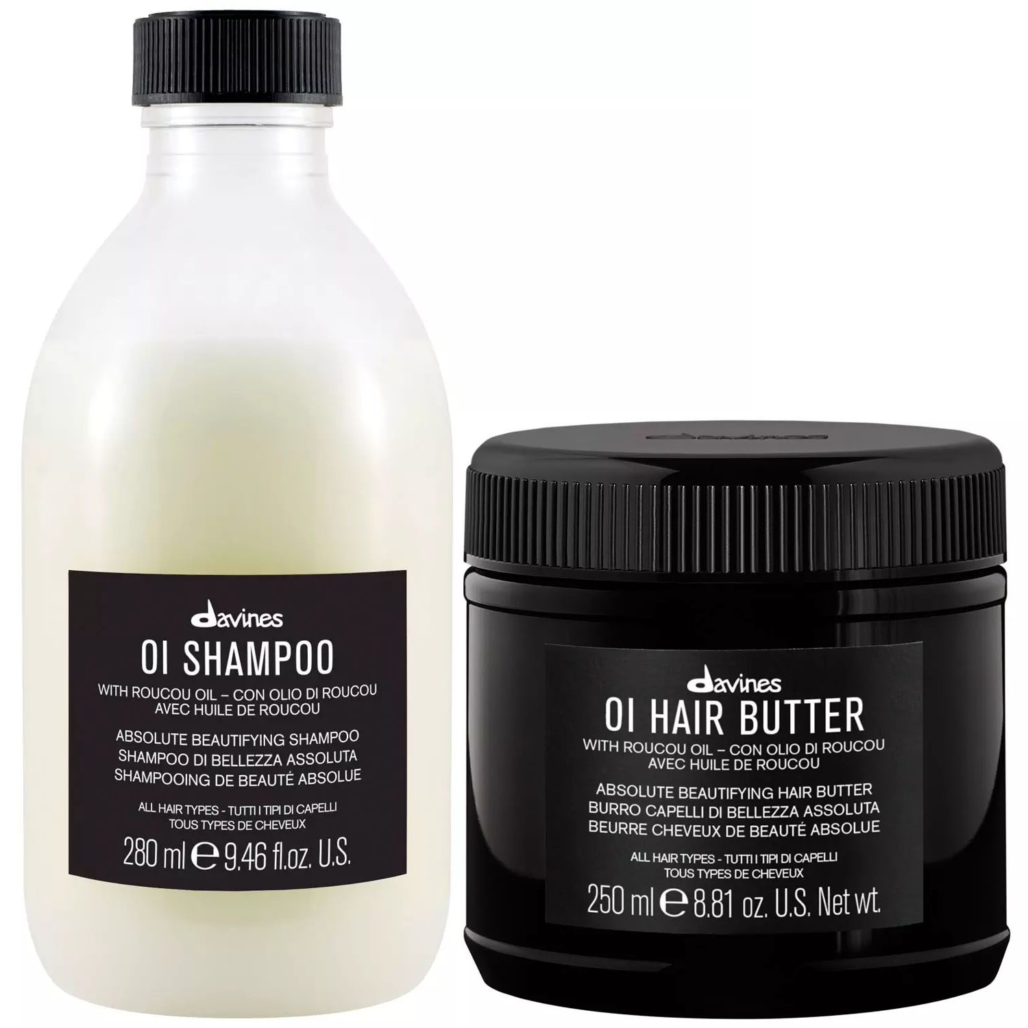 davines oil szampon