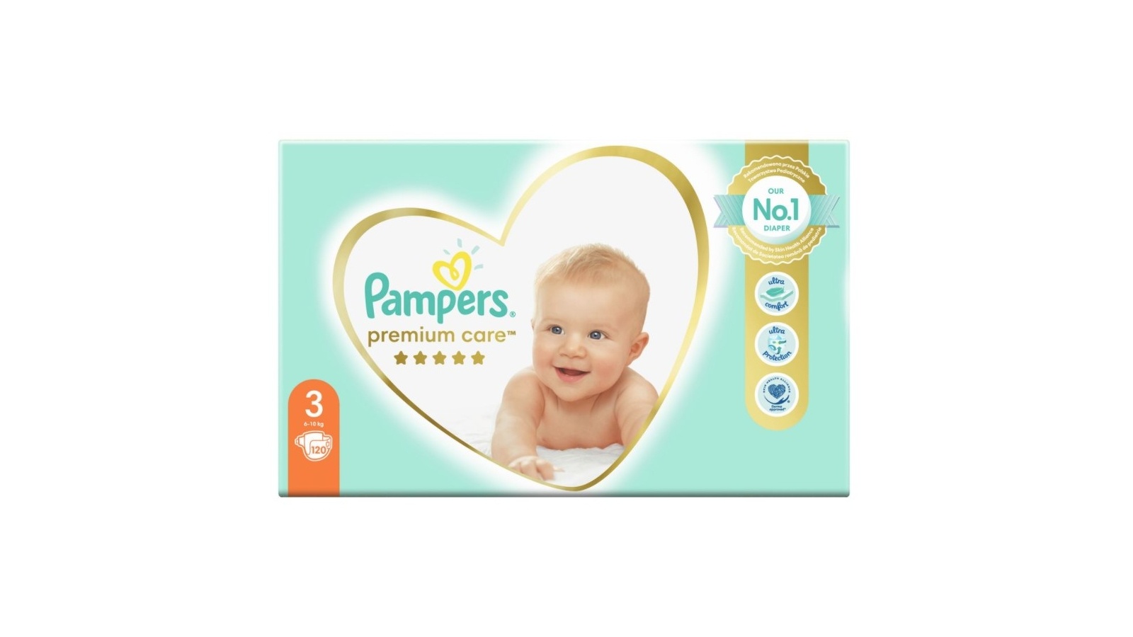 pampers premium care 3 120 cena